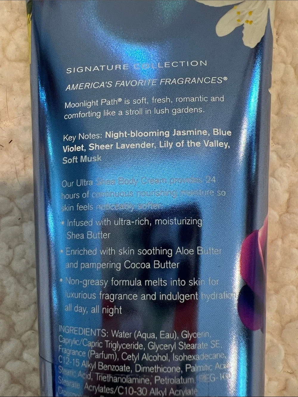 Bath & Body Works Moonlight Path Ultra Shea Body Cream - 8 ounces